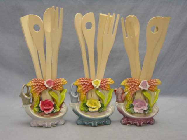PORCELAIN HOLDER, ROSE 36ST/CS