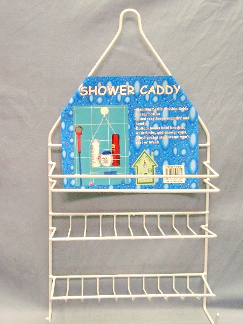 PVC COATING SHOWER CADDY 36PC/CS