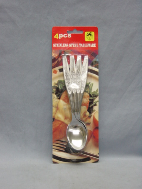 4PC STAINLESSS SPOON SET 96ST/CS