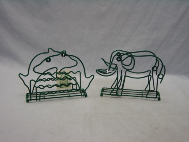 NAPKIN HOLDER, VELVET ELE + DOL 36PC/CS