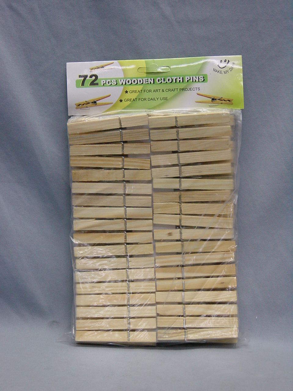 WOODEN CLOTH PIN 72PC/ST 36ST/CS HN-5568