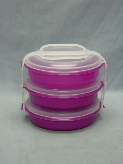 3 TIER FOOD CONTAINER 36PC/CS