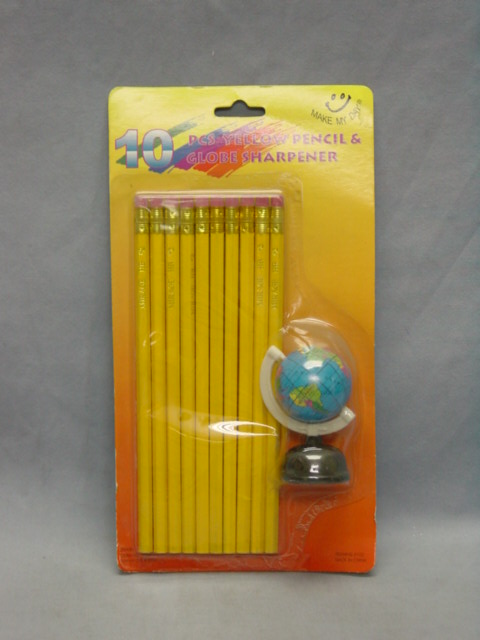10 PENCIL+GLOBE SHARPENER 72ST/CS
